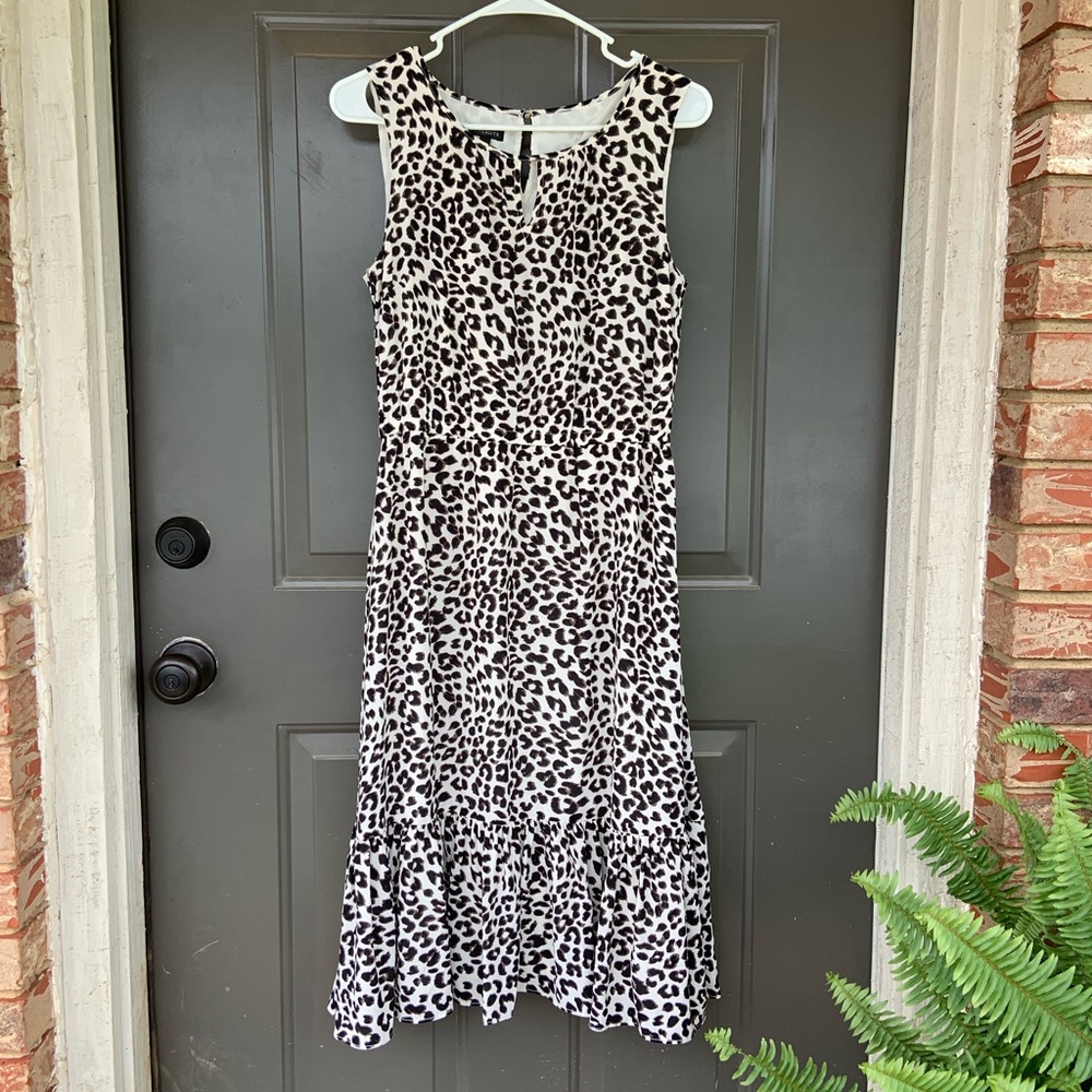 Talbots leopard dress